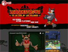 Tablet Screenshot of lobodestroyo.com